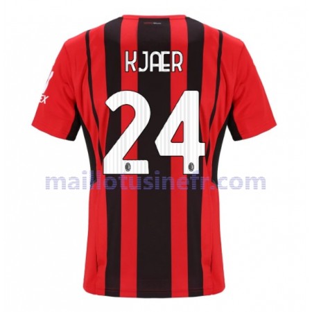 Maillot de Foot AC Milan Simon Kjaer 24 Domicile 2021-22